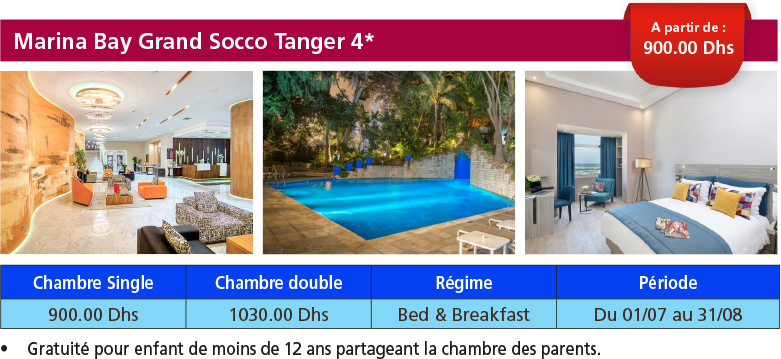 Marina Bay Grand Socco Tanger 4*